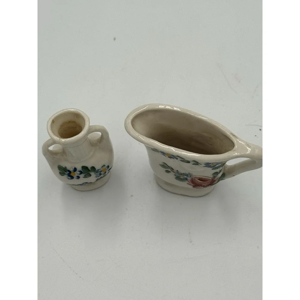 Pair Of Mini Vases Made In Japan Porcelain